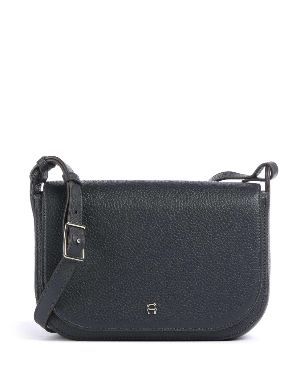 

Сумка через плечо Pura s из зернистой коровьей кожи Aigner, синий
