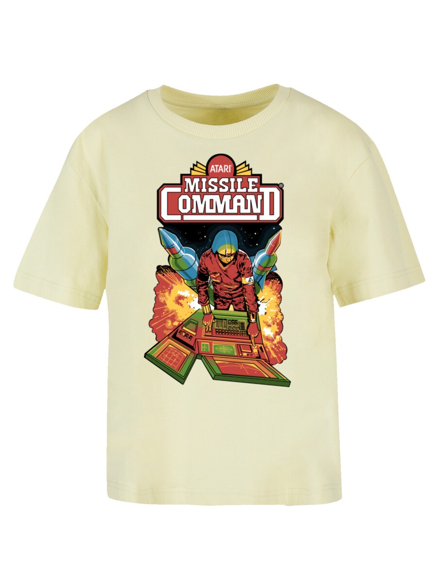 

Футболка F4NT4STIC Shirt Atari Crystal Castles Retro Gaming, цвет yellow/pastel yellow