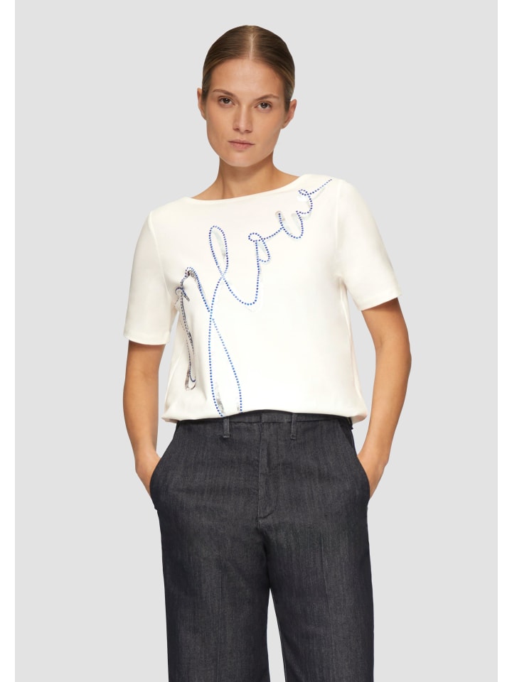 

Футболка s.Oliver BLACK LABEL T-Shirt kurzarm, кремовый