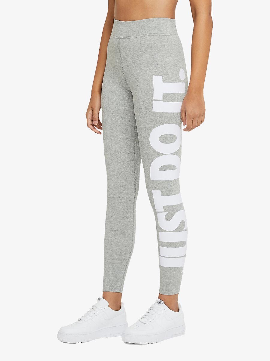 

Тайтсы Nike W ESSNTL GX HR JDI, серый