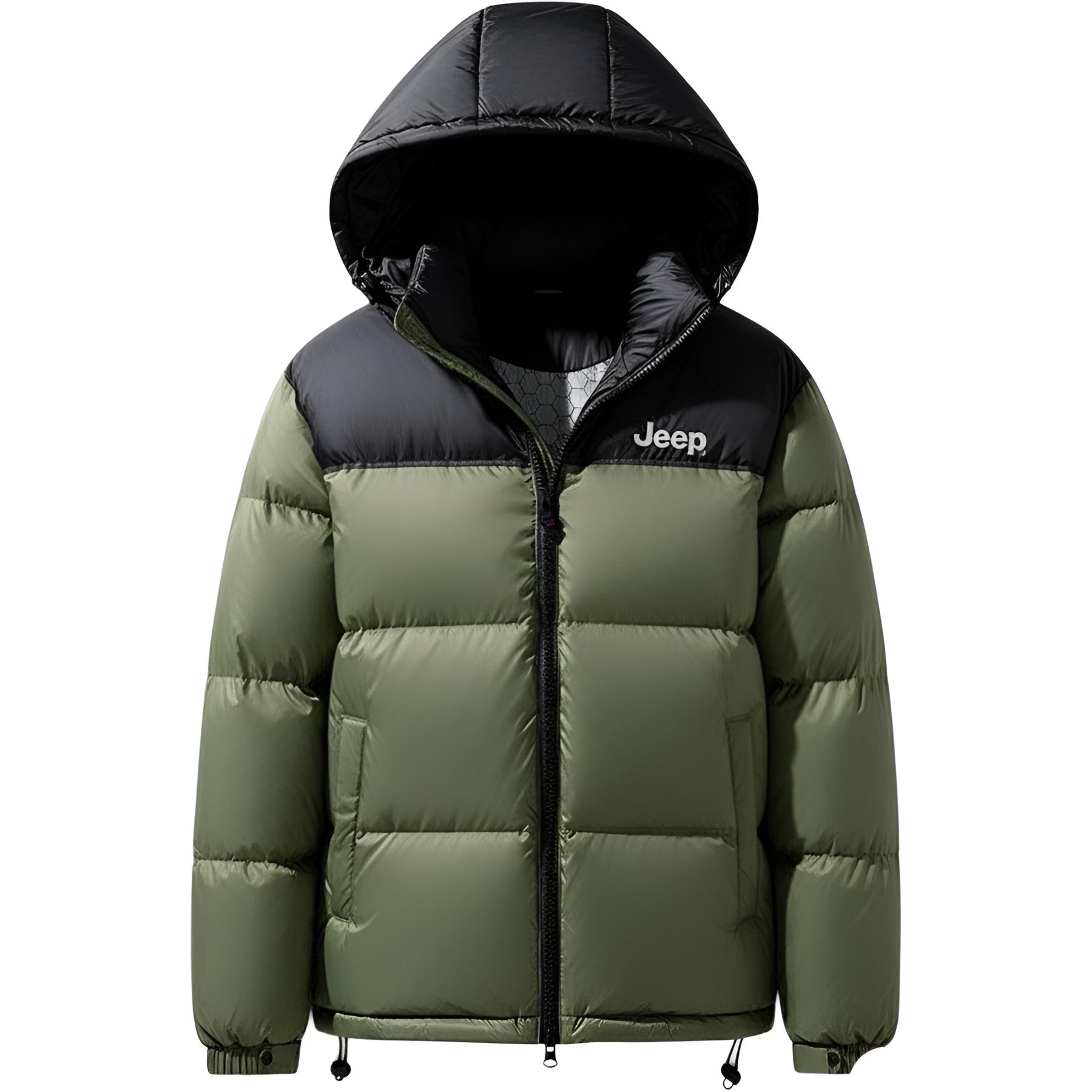

Пуховик мужской утепленный Jeep, army зеленый