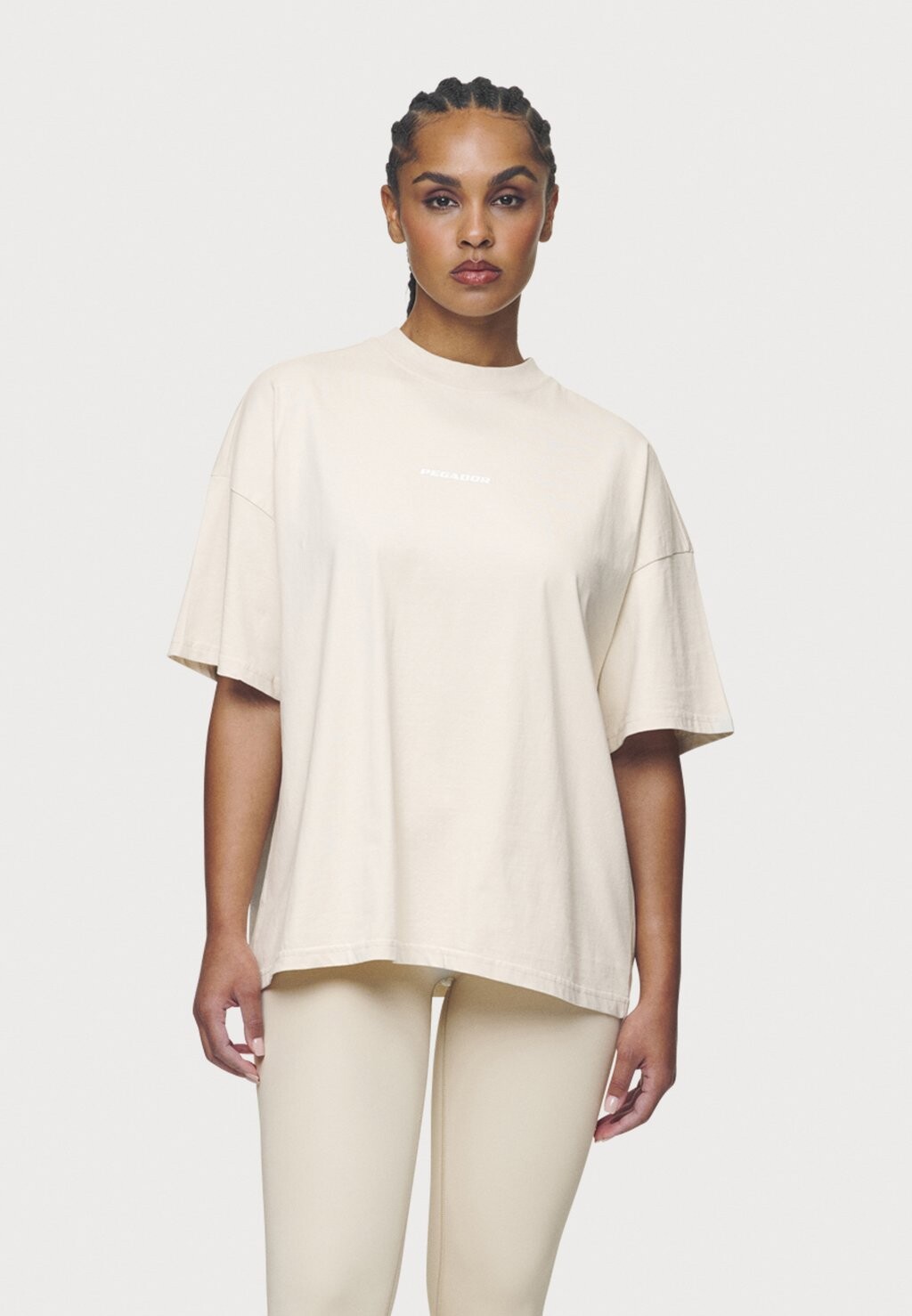 

Принт на футболке ARENDAL LOGO HEAVY OVERSIZED TEE Pegador, бежевый