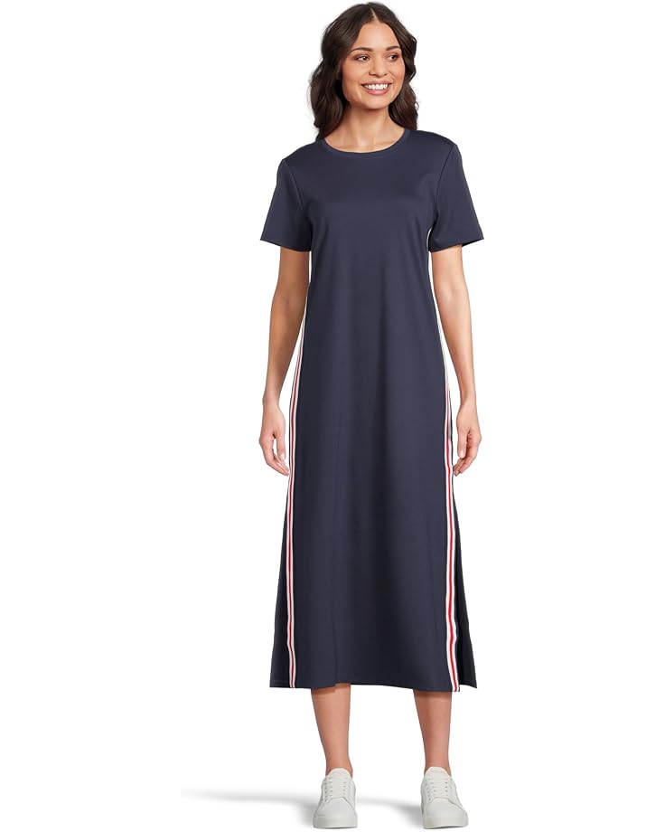 

Платье Elliott Lauren Short Sleeve Maxi Knit Dress, темно-синий