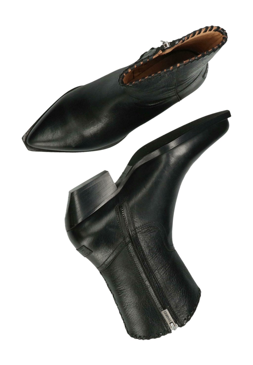 Ковбойские/байкерские ботинки по щиколотку SALLY Shabbies Amsterdam, черный — фото 2