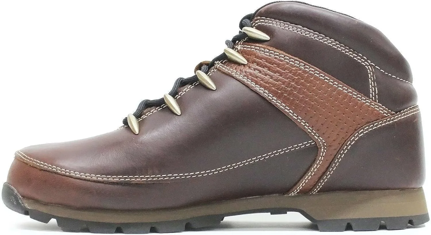 Мужские кожаные ботинки Timberland Euro Sprint Mid Lace, коричневый — фото 2