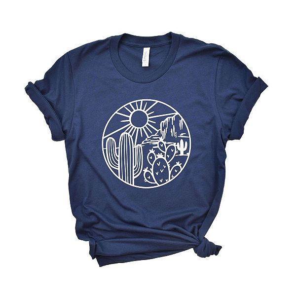 

Футболка с принтом Desert circle Simply Sage Market, True Navy