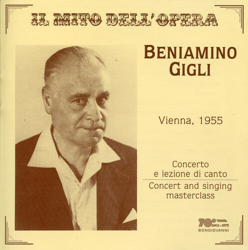 

CD диск Gigli, Beniamino: Singing Master Class