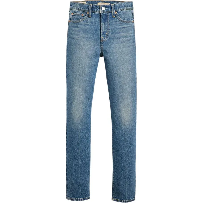Levis Джинсы женские синие умеренно облегающие