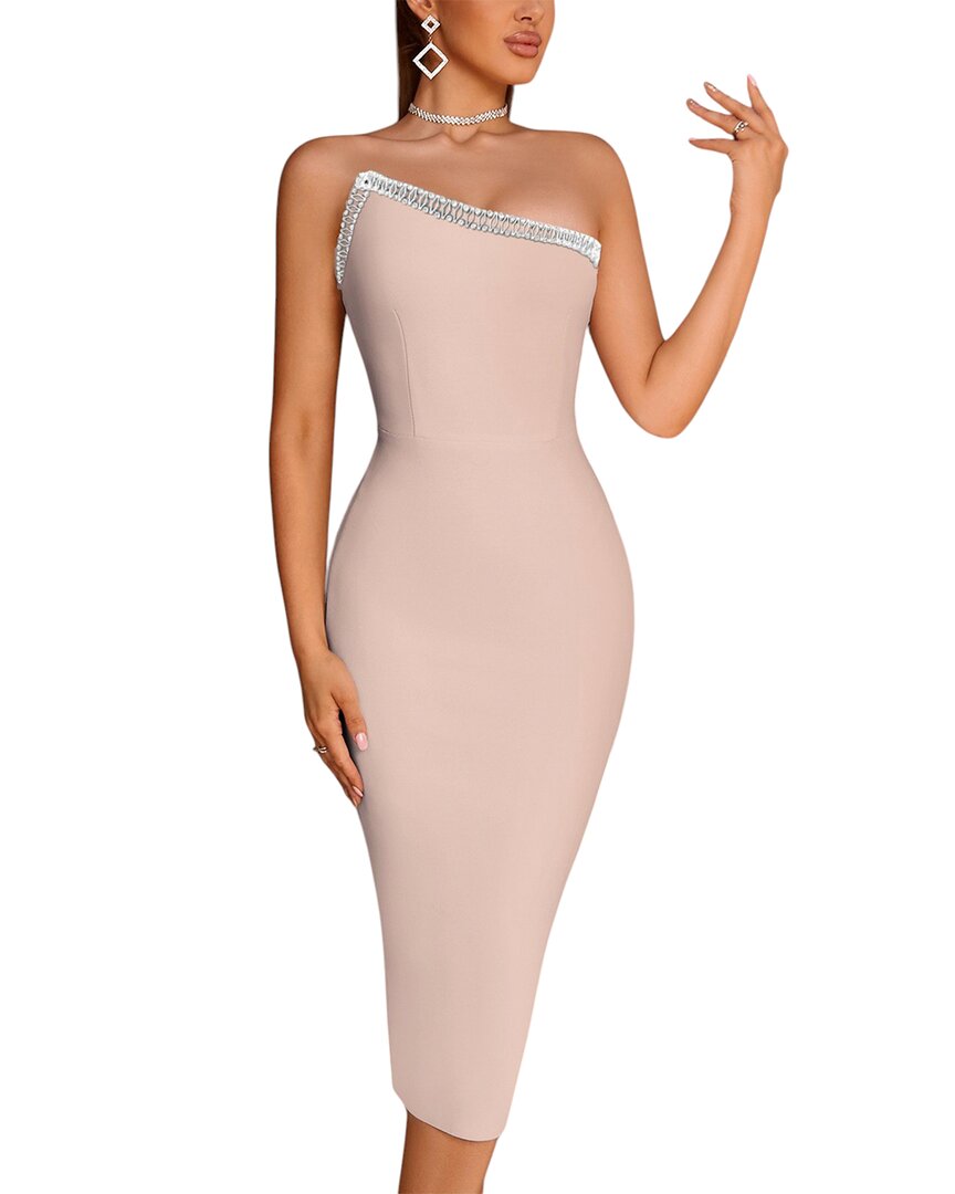 

Платье миди Amanda Royal, Apricot