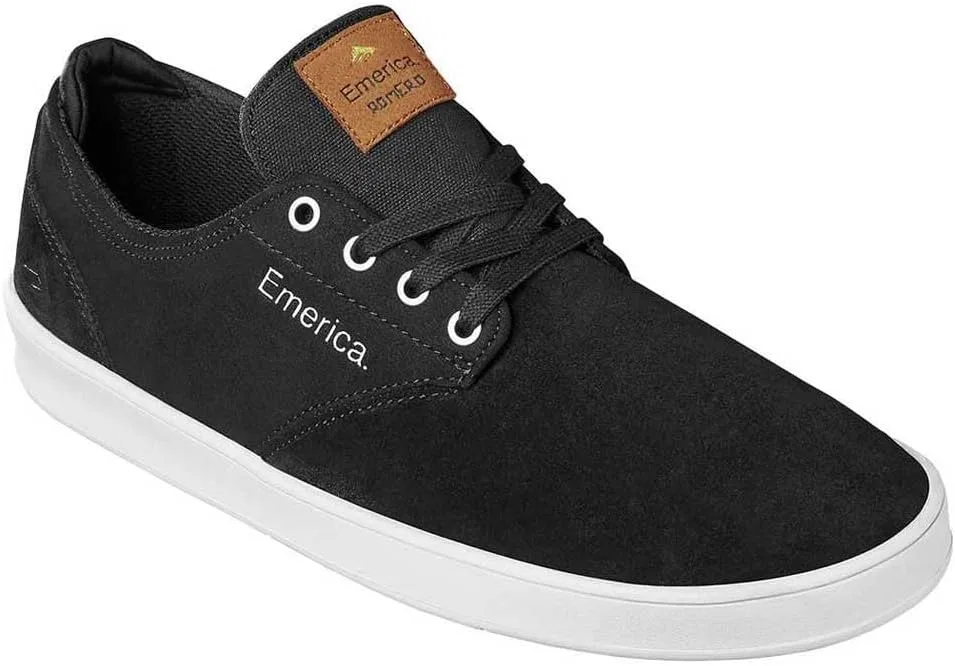 Мужские скейтбордические кроссовки Emerica Romero на шнуровке, Black White — фото 3