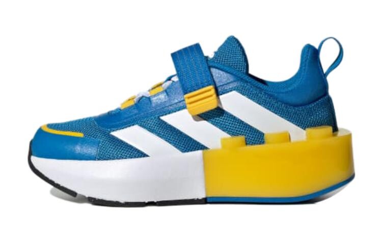 

Кроссовки adidas LEGO X Tech Runner EL Little Kid 'Shock Blue Equipment Yellow', синий