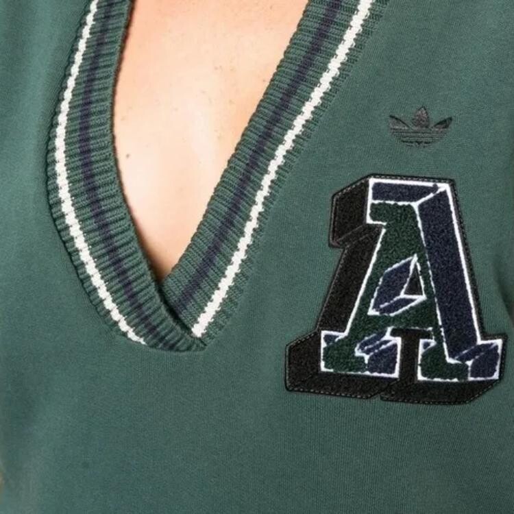 Жилет женский зеленый Adidas Originals — фото 4