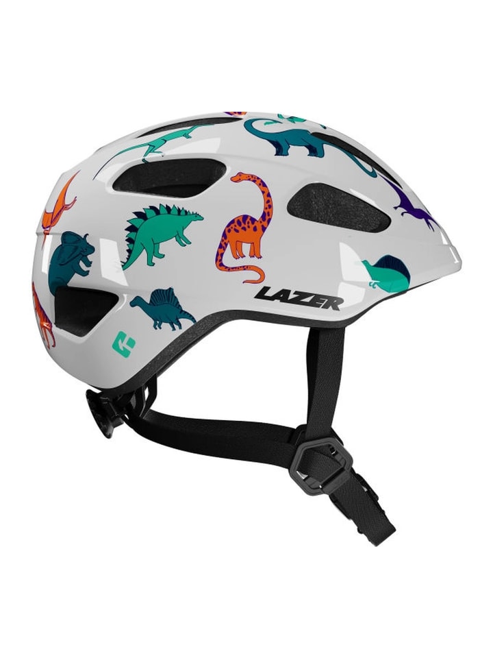 

Lazer Детский велосипедный шлем Pnut 2.0 KinetiCore белого цвета