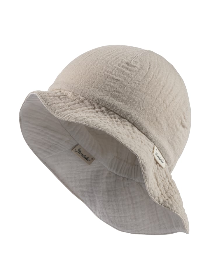 

Sterntaler Двусторонняя солнцезащитная шляпа, однотонный бежевый цвет