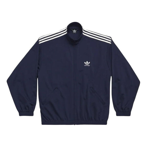 

Куртка оригиналы x balenciagaхлопковая махровая трикотажная спортивная куртка Adidas, синий