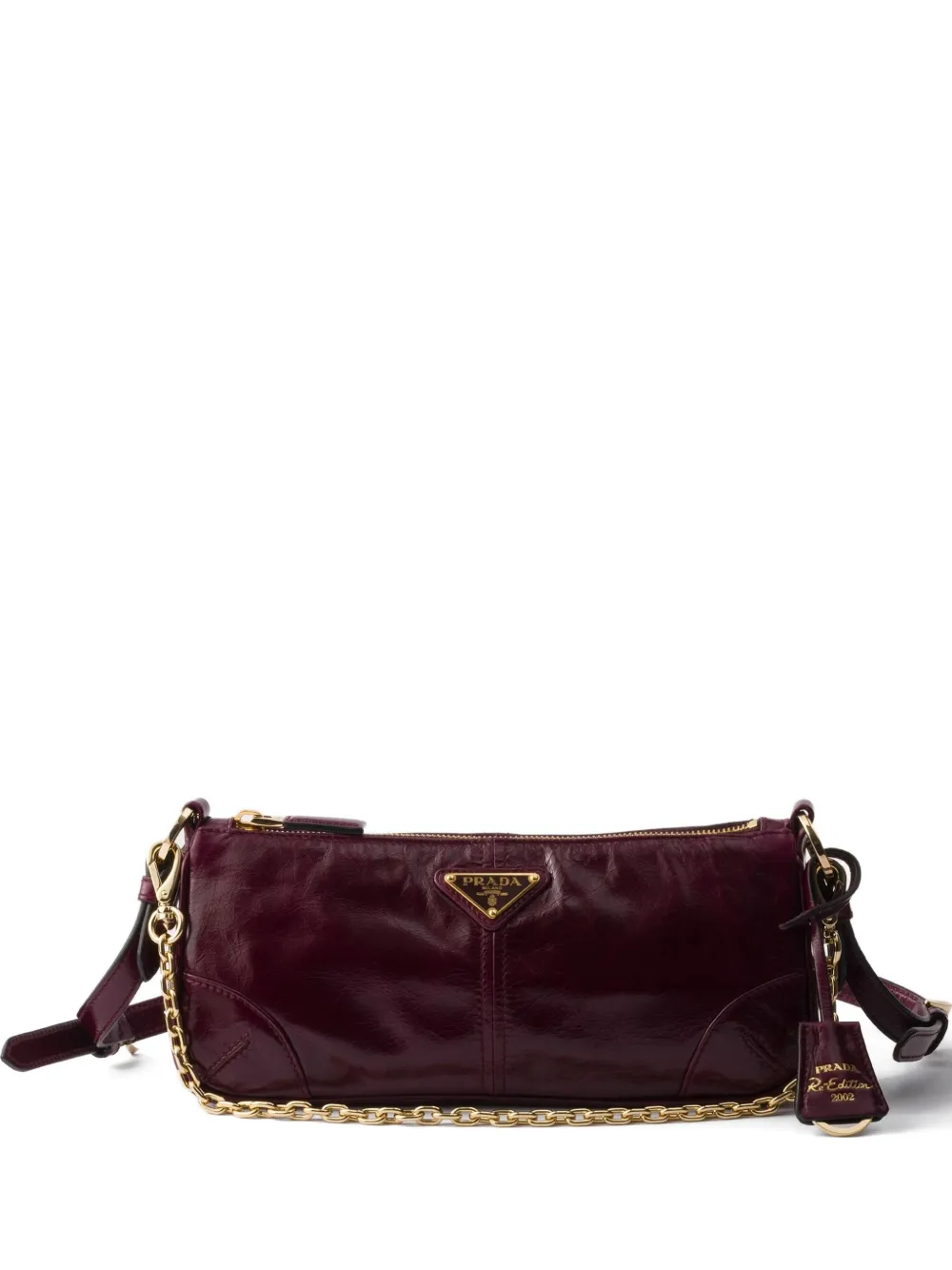 

Сумка на плечо Re-Edition 2002 с логотипом Prada, красный