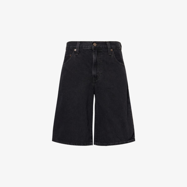 

Джинсовые шорты Levis Dad средней посадки свободные, черный