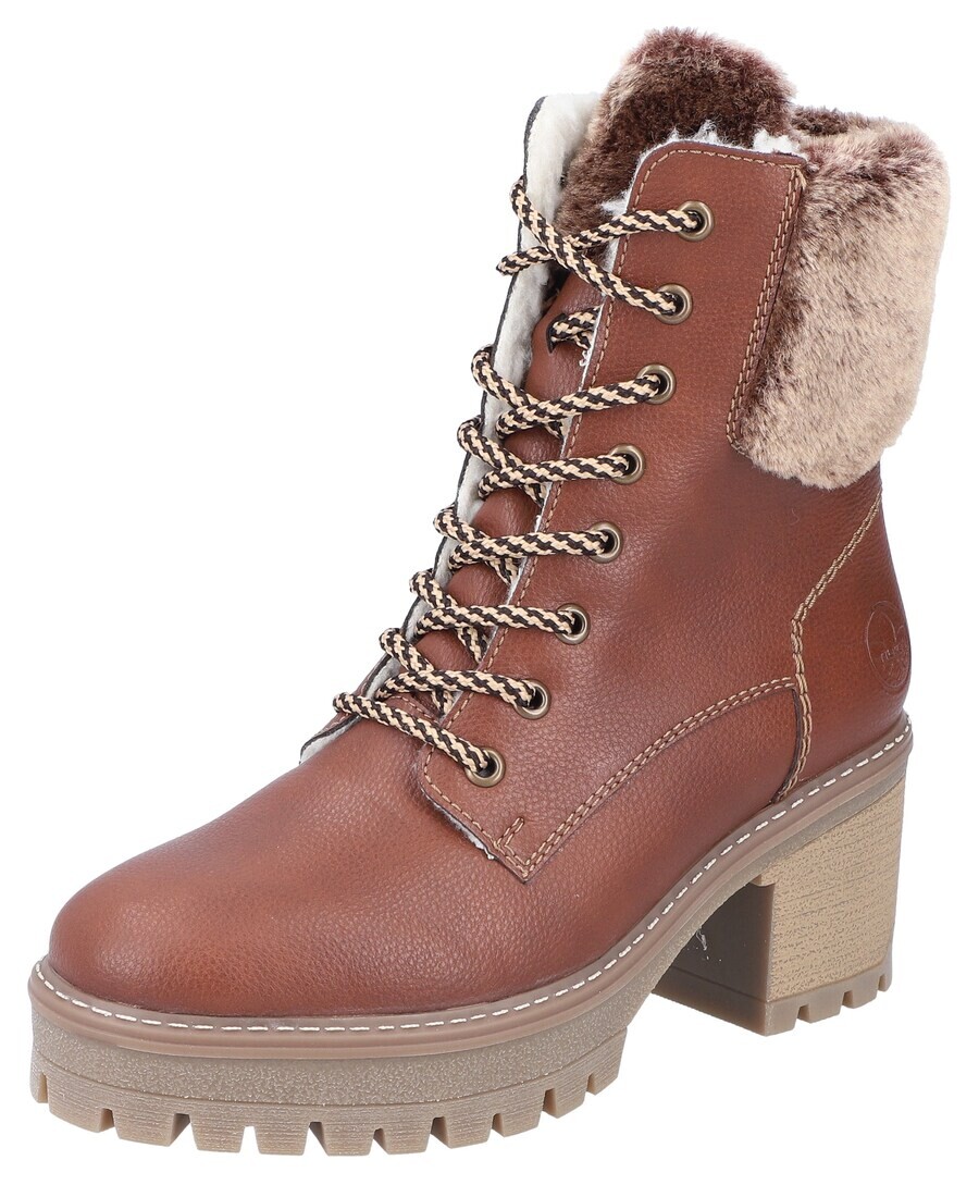 

Ботинки Rieker Lace-Up Ankle Boots, цвет Auburn