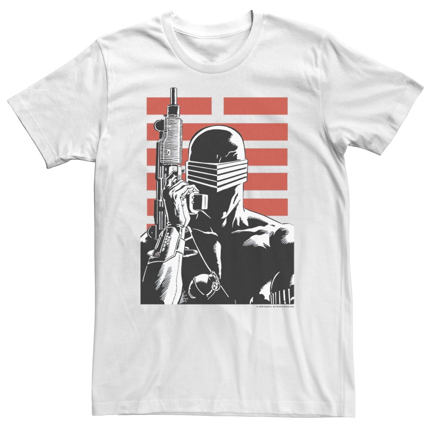 

Футболка с портретом Big & Tall GI Joe Snake Eyes Licensed Character
