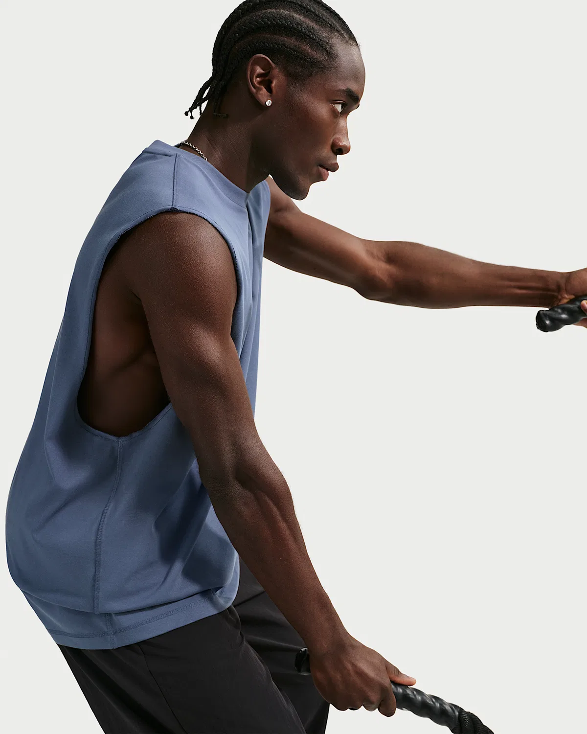 Мужская тренировочная майка Dri-FIT Nike N.A.C., Diffused Blue/Diffused Blue — фото 3