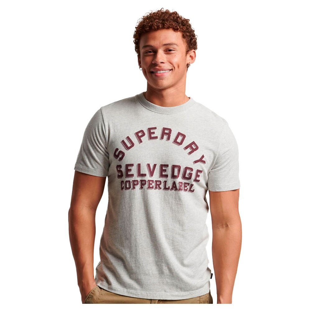 

Футболка Superdry Cooper Label Workwear, серый