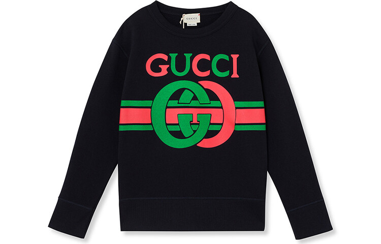 

Толстовка детская Gucci, черный / зеленый / красный