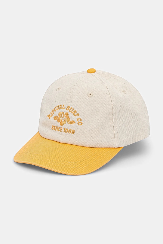 

Хлопковая кепка с козырьком Rip Curl, оранжевый