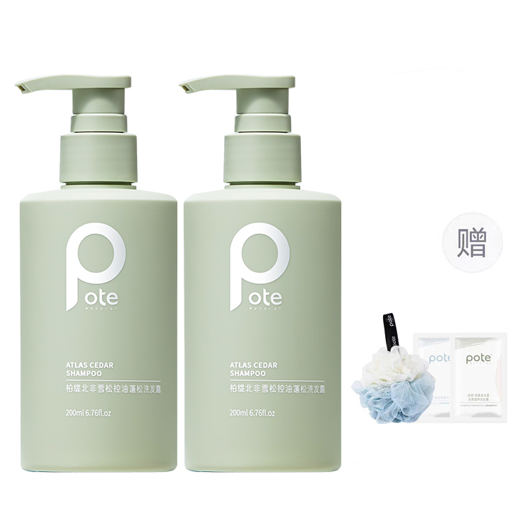 

Шампунь для объема и контроля жирности с кедровым маслом глубокое очищение 200ml/505ml/780ml/800ml POTE