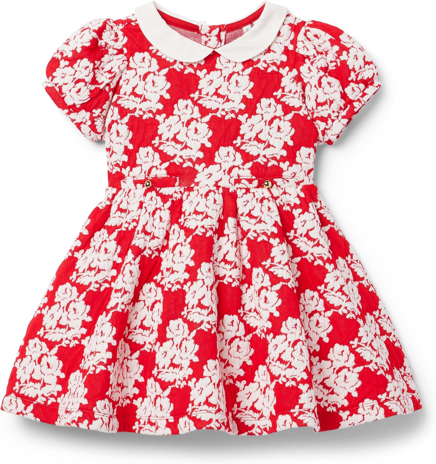 

Платье Janie and Jack Jaquard Collared Dress, красный