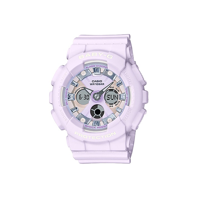 

CASIO Часы Women's BABY-G Purple Watch BA-130WP-6APR, Taro Purple