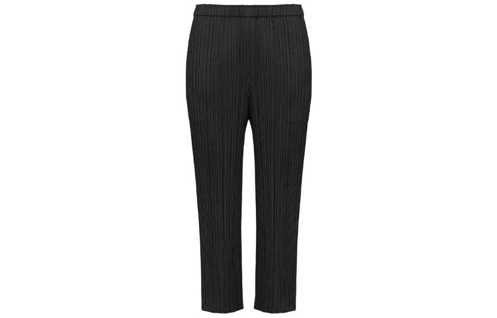

Повседневные брюки женские черные PLEATS PLEASE ISSEY MIYAKE
