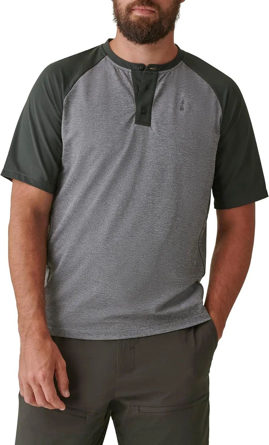 

BASS OUTDOOR мужская футболка с воротником на пуговицах