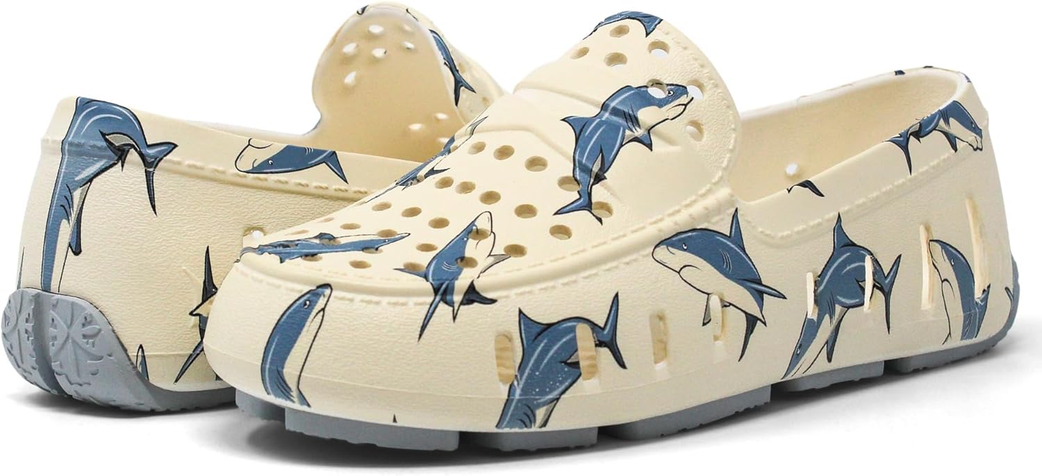 

Легкие и водостойкие лоферы Floafers Prodigy Driver EVA, Shark Print