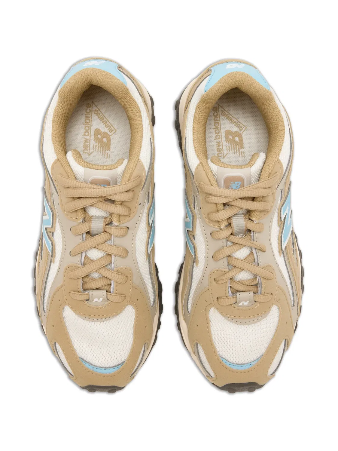 Кроссовки 204L с сетчатыми вставками New Balance Kids, нейтральные цвета — фото 3