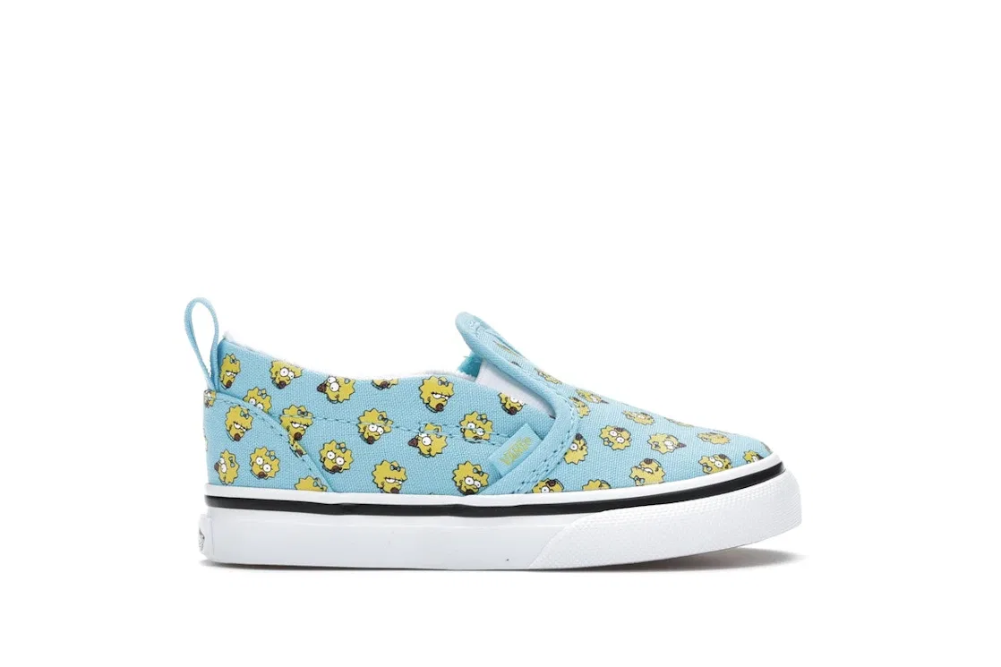 Детские кеды Slip-On V The Simpsons Maggie Vans, Blue/White