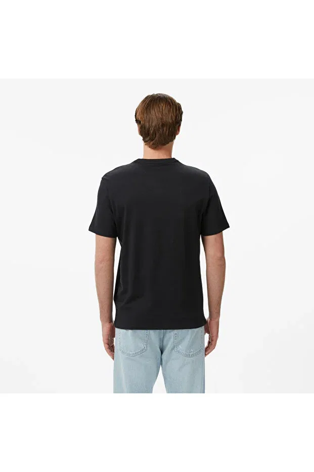 Мужская футболка с принтом 30S Micro Monologo Calvin Klein, Black — фото 2