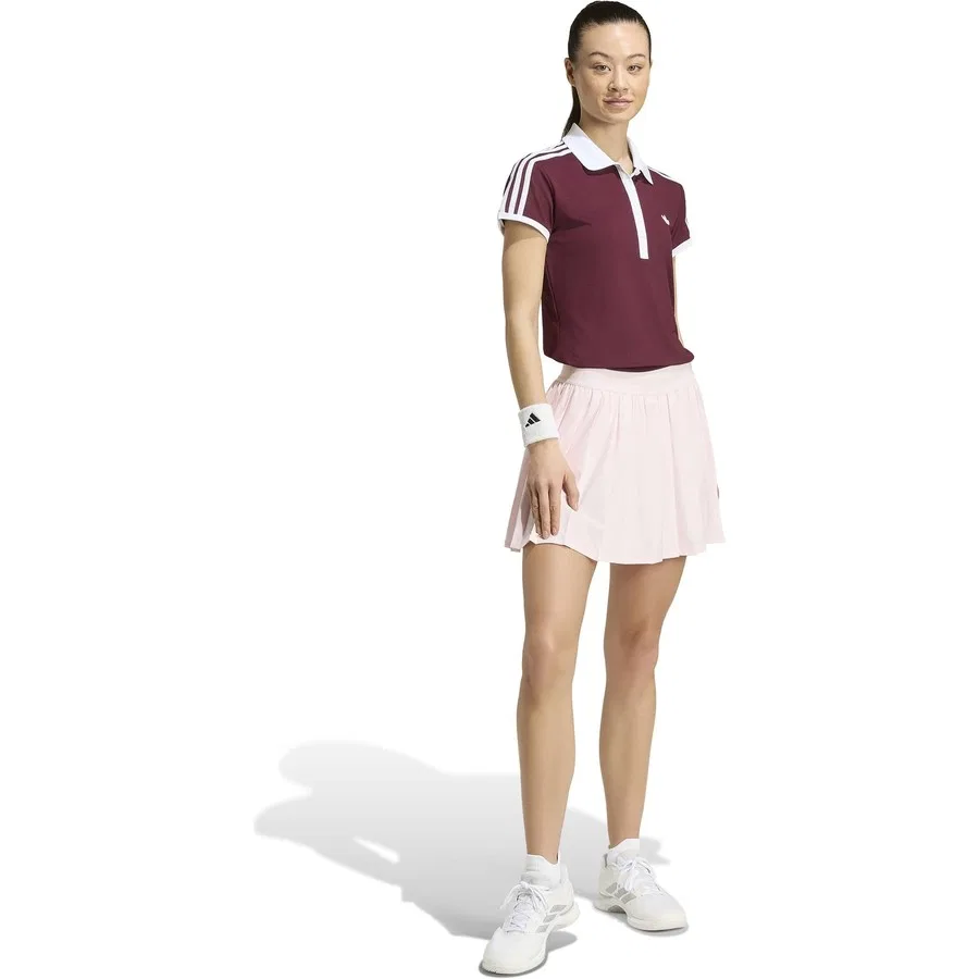 Женское поло с длинным рукавом adidas Classıcs Polo KY8891, Бордовый — фото 3