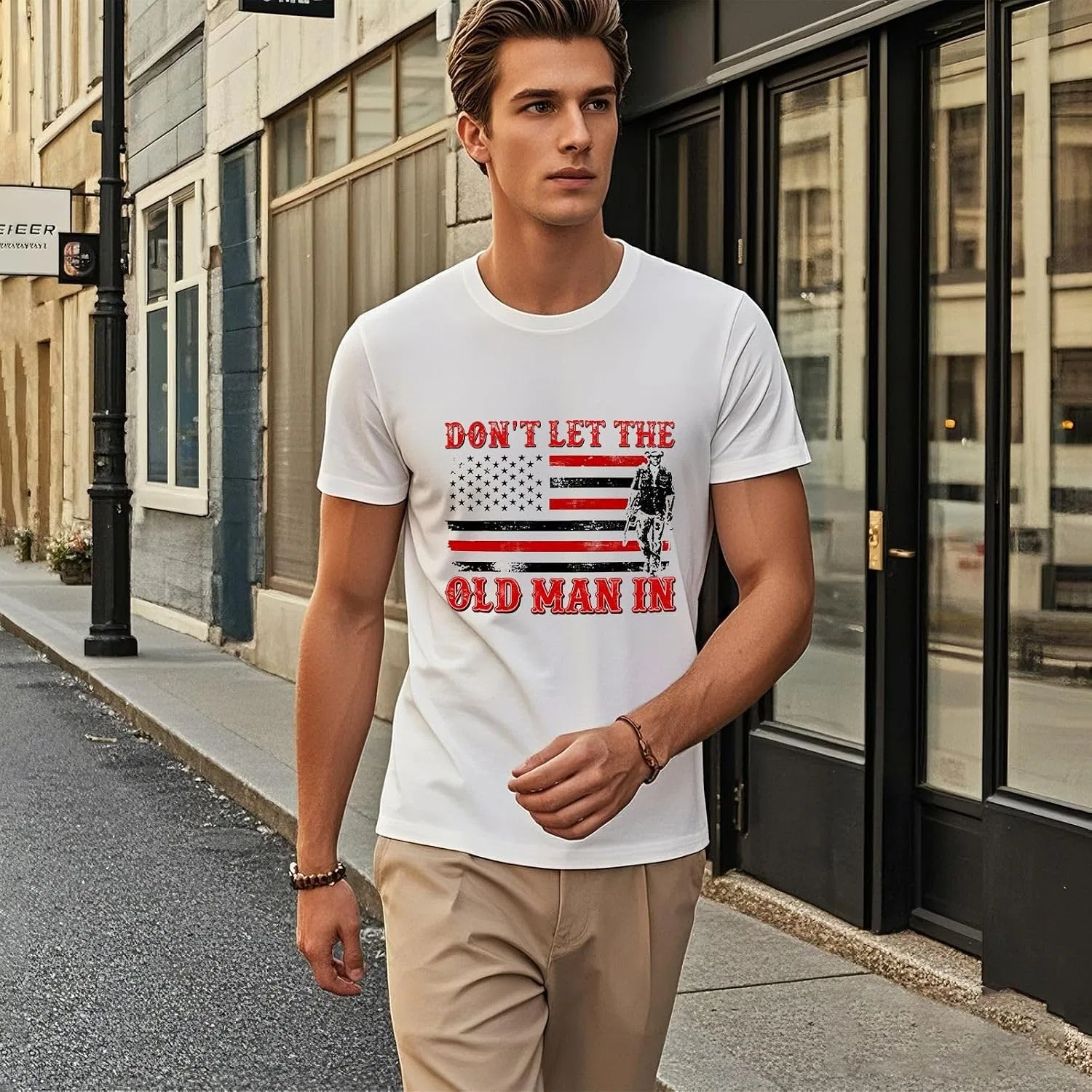 Женская футболка с графическим принтом Shirt-003, White — фото 2