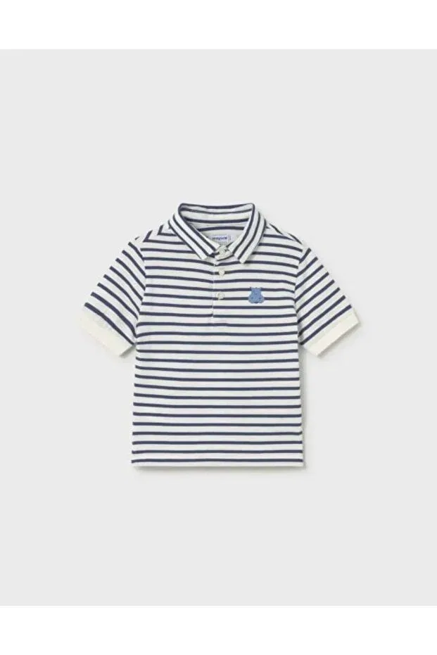 Детская футболка для мальчиков с полоской Mayoral, Navy Blue