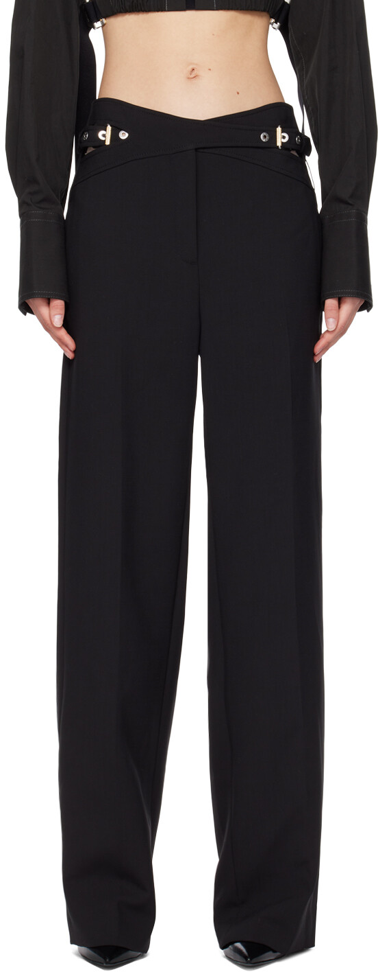 

Черные брюки интерлок Dion Lee, Черный, Черные брюки интерлок Dion Lee
