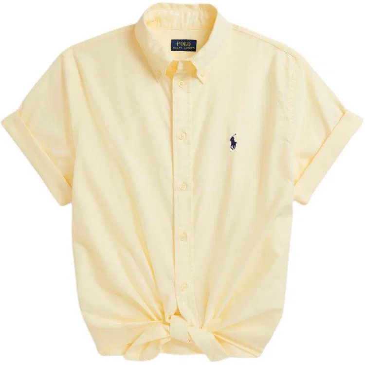 Женская рубашка с коротким рукавом Three Pillar Door Yellow Polo Ralph Lauren, Three-Pillar Door Yellow