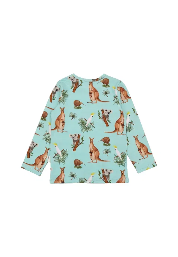 Футболка с принтом Australian animals-shirt unisex, Walkiddy, зеленый — фото 2