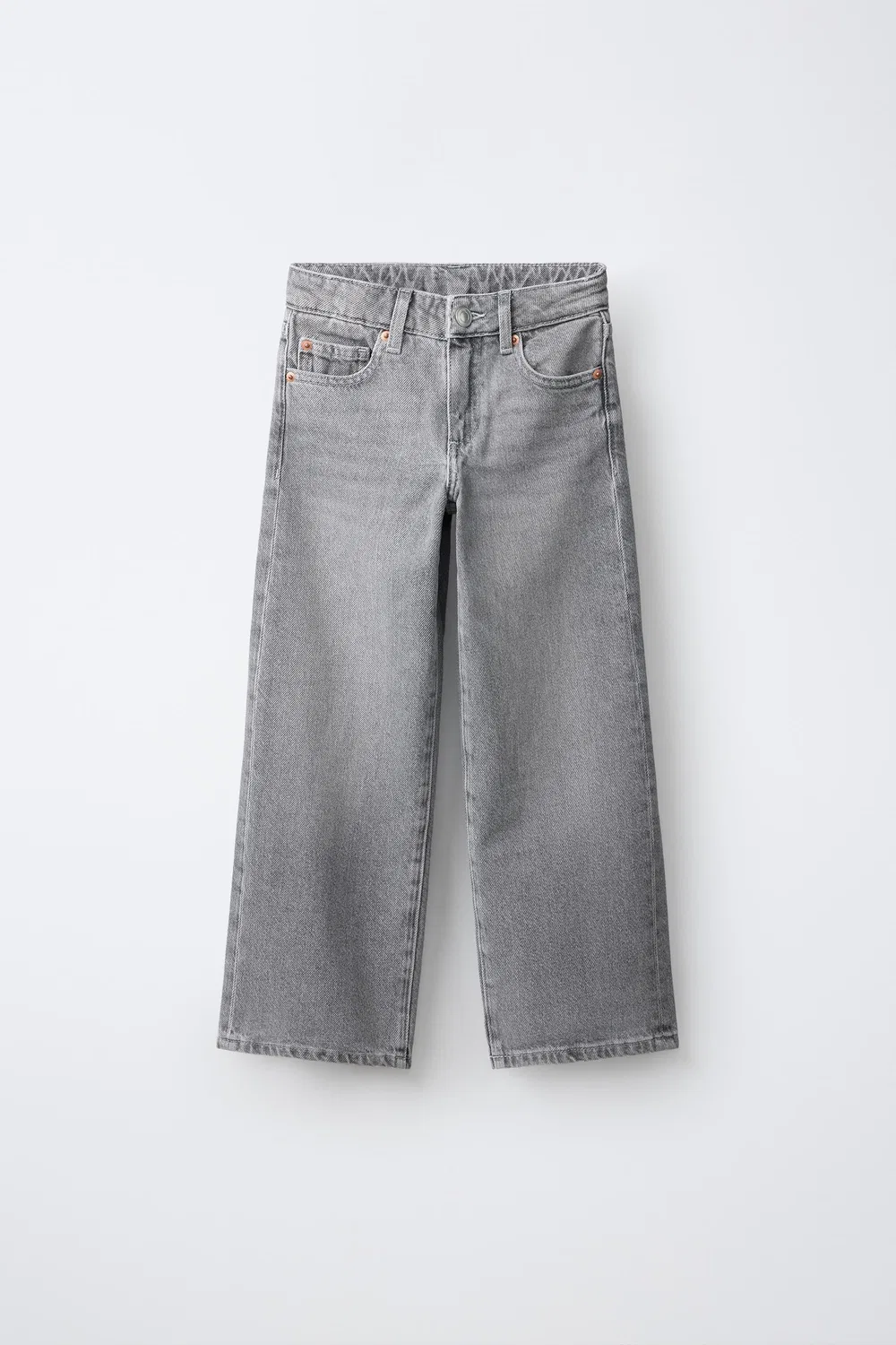 Джинсы WIDE-LEG ZARA, Grey