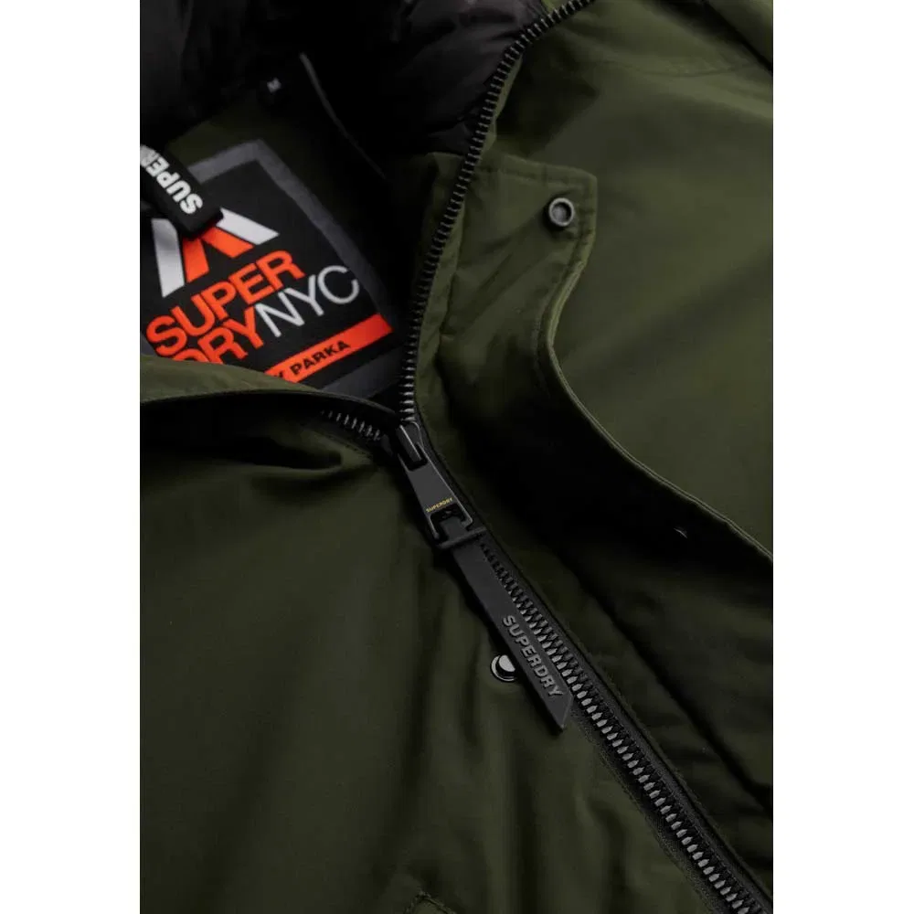 Куртка-бомбер стеганая City Superdry, зеленый — фото 3