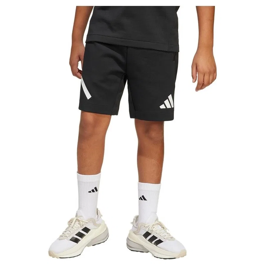 Детские шорты с принтом J ZNE SHORTS adidas, Черный — фото 2