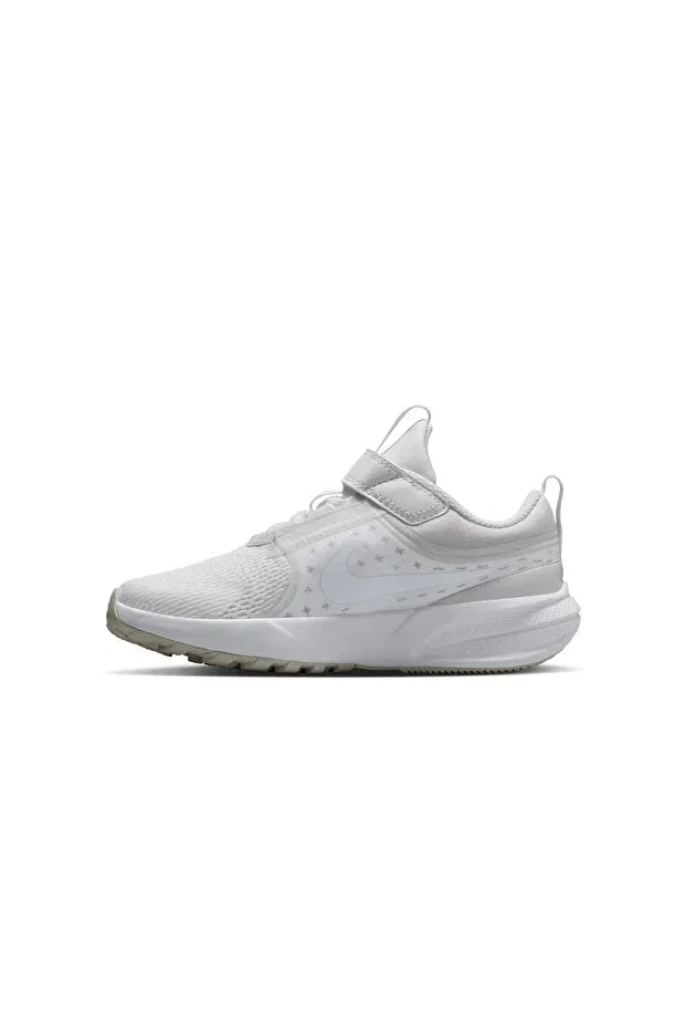 Детские кроссовки для девочек беговые Star runner 5 (ps) Nike, White/White — фото 3