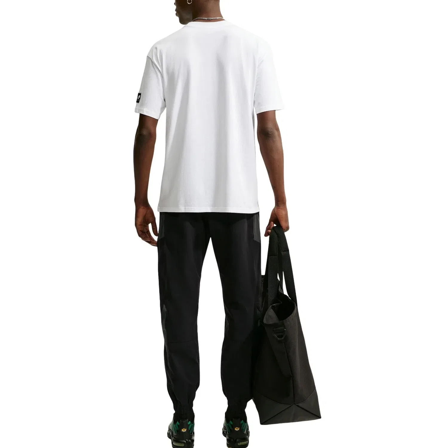 Мужская футболка хлопковая Nike Sportswear, белый — фото 3