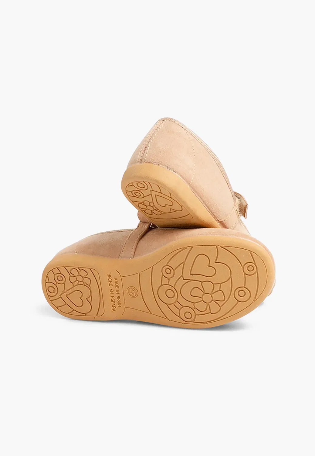 Merceditas niña serratex cinta adhesiva - балетки с ремешком на щиколотке Pisamonas, Camel — фото 4