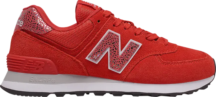 

Кроссовки New Balance Wmns 574 'Animal Print - Red', красный