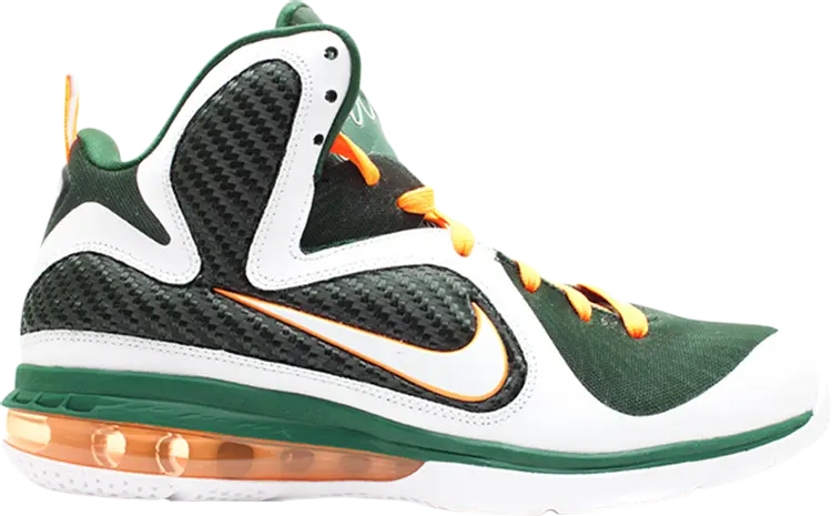 

Кроссовки Nike LeBron 9 'Miami Hurricanes', белый